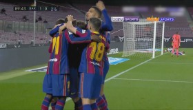 巴塞罗那联赛神攻皇马紧咬，梅西梅开二度助巴塞罗那3-0大胜